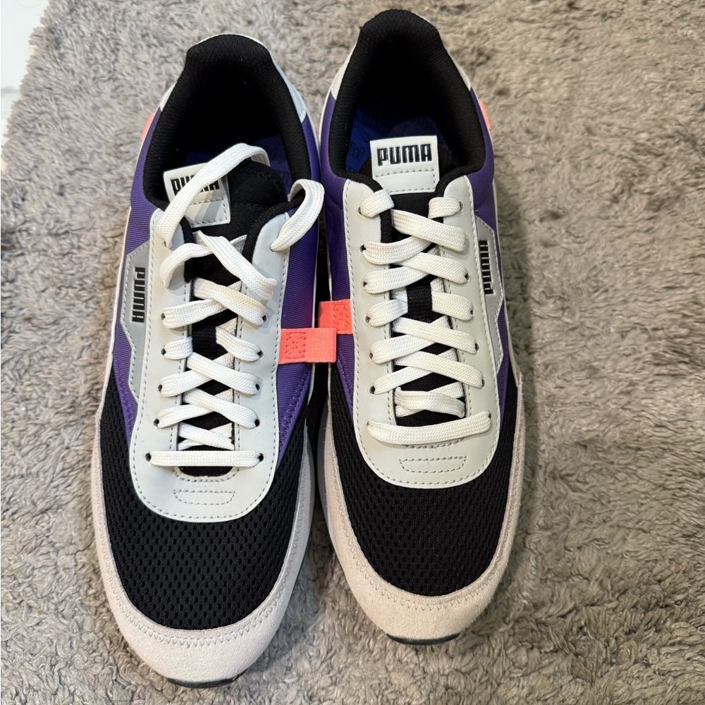 PUMA Future Rider Galaxy Pack Lace Up Trainers Sneakers Women Size 10 Multi NWT
